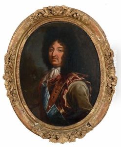 Portrait Du Roi Louis Xiv En Armure by Hyacinthe Rigaud