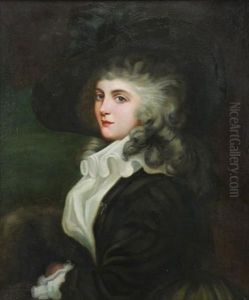 Portrait Of La Duchesse De Lesdiguieres by Hyacinthe Rigaud