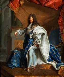 Paradebildnis Des Konigs Von Frankreich Louis Xiv by Hyacinthe Rigaud