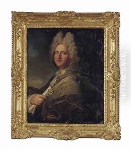 Portrait Presume De Jean-baptiste Drouard De Bousset (1662-1725), Maitre De L'academie Royale De Musique Portrait Presume De Jean-baptiste Drouard De Bousset (1662-1725), Maitre De L'academie Royale De Musique