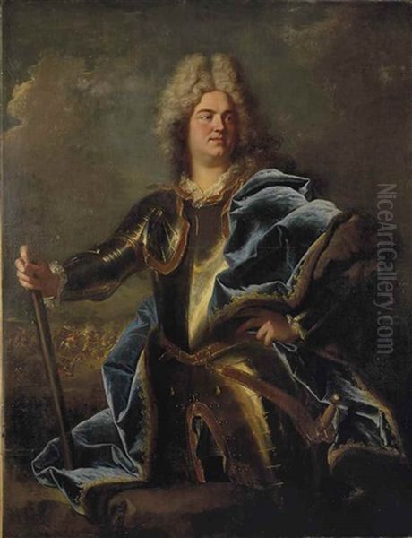 Portrait Of A Man, Traditionally Identified As Claude Louis Hector, Duc De Villars (1653-1734) - view 1