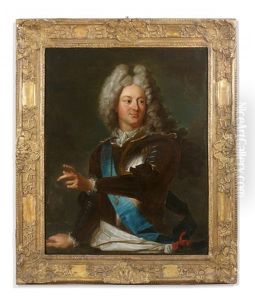 Portrait De Louis - Alexandre De Bourbon, Comte De Toulouse by Hyacinthe Rigaud