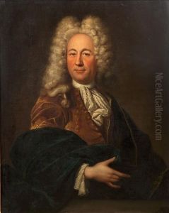 Portrait D'homme Avec Une Veste Jaune
