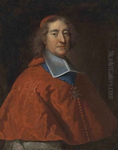 Portrait Of Cardinal Melchior De Polignac With The Order Of The Saint-esprit by Hyacinthe Rigaud