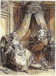 A Woman Daydreaming In Her Boudoir