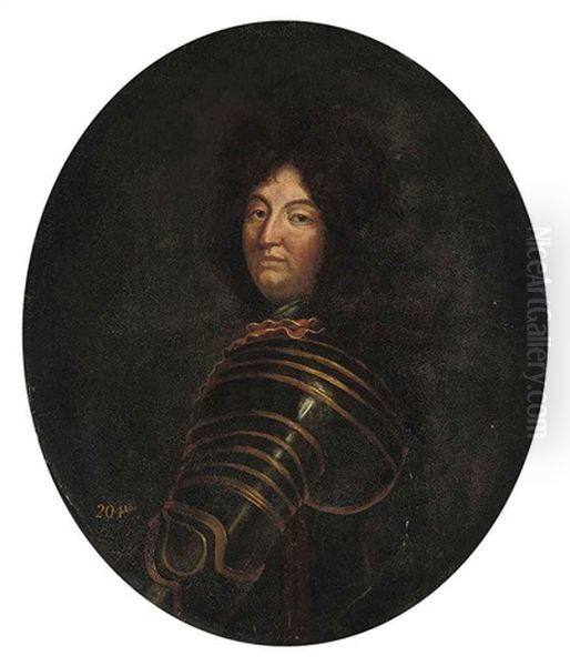 Portrait Of Louis Xiv In Armor - view 1