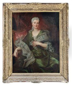 Portrait Presume De Marie Aupoys, Femme D'antoine Marc, Seigneur De Lignerolles