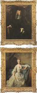 Portrait De Monsieur Larcher (?) Conseiller A La Cour Des Comptes by Hyacinthe Rigaud