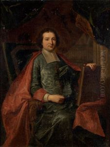 Portrait D'antoine-joseph D'amat, Abbe De Boscodom, Eveque De Senez by Hyacinthe Rigaud