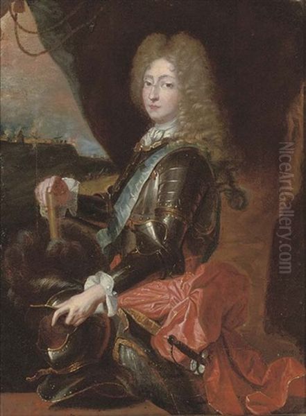 Portrait Of A Gentleman (prince Eugene Of Savoy?) In Armour - view 1