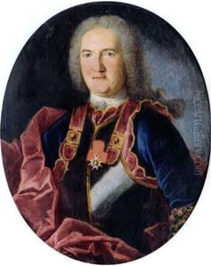 Portrait Du Marquis Du Gage by Hyacinthe Rigaud