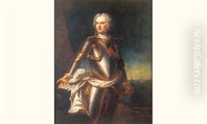 Portrait D'un Officier De Marine De La Famille De Brettes-thurin Ou De Ponteves by Hyacinthe Rigaud