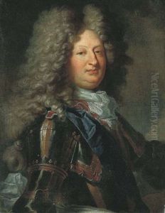 Portrait En Buste Du Grand Dauphin by Hyacinthe Rigaud