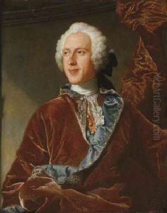 Portrait Of Sir Bourchier Wrey, 6th Bt., In A Brown Coat Lined With Turquoise Silk And Embroidered With Silver And A Red And Gold Waistcoat Portrait Of Sir Bourchier Wrey, 6th Bt., In A Brown Coat Lined With Turquoise Silk And Embroidered With Silver And A Red And Gold Waistcoat
