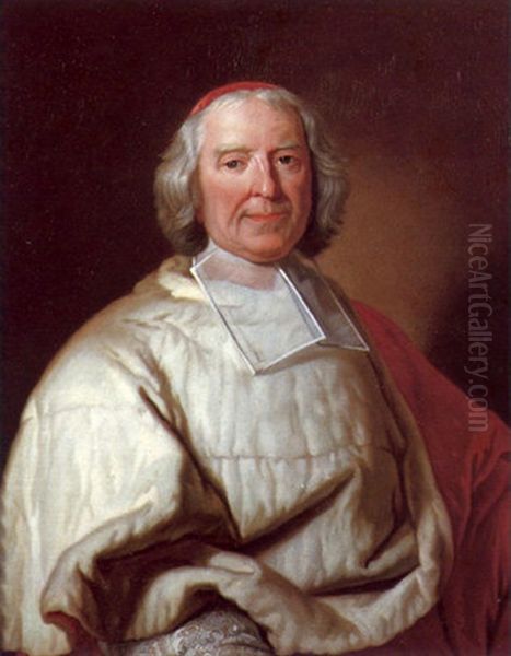 Portrait Of Cardinal Fleury, Wearing His Ecclesiastical Robes - view 1