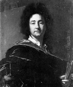 Autoportrait De L'artiste by Hyacinthe Rigaud