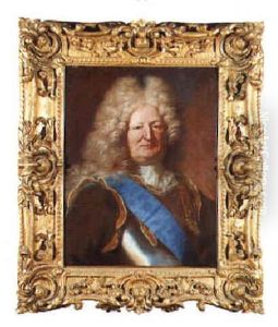 Portrait Of The Marquis De Sillery In Armor by Hyacinthe Rigaud