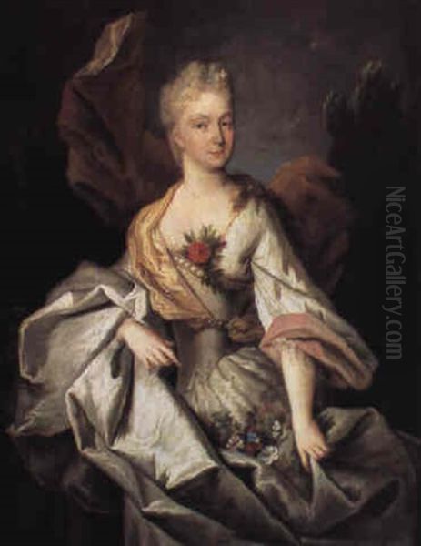 Portrait Of The Marquise De Carmontaigne - view 1