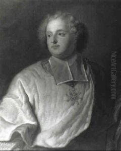 Portrait Du Cardinal De Rohan by Hyacinthe Rigaud