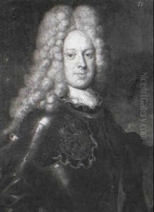Portrait Of Colonel William Congreve... by Hyacinthe Rigaud