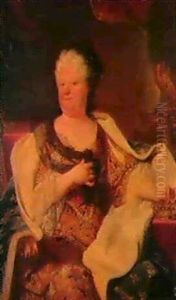 Portrait D'elisabeth-charlotte De Baviere, Princesse        Palatine