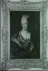 Portrait De Femme En Buste by Hyacinthe Rigaud