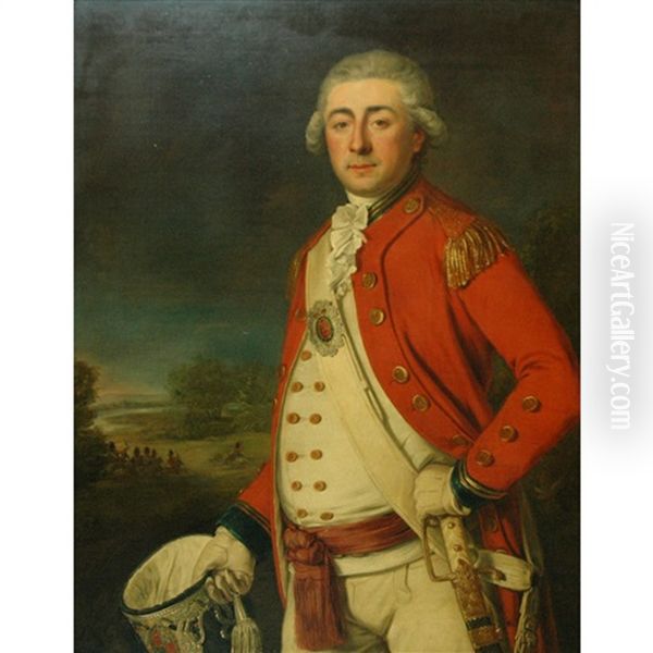 Portrait Of An Officer (lieutenant Colonel Charles Mercator Brome Walton?) - view 1