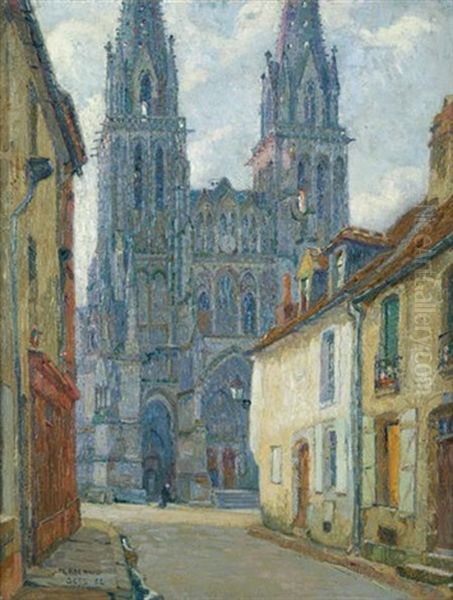 Sees Cathedral, Orne, France, Morning - view 1