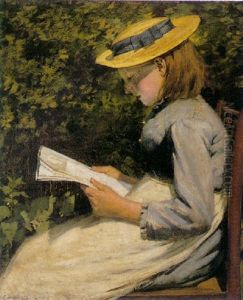 Quietly Reading by Ernest Higgins Rigg