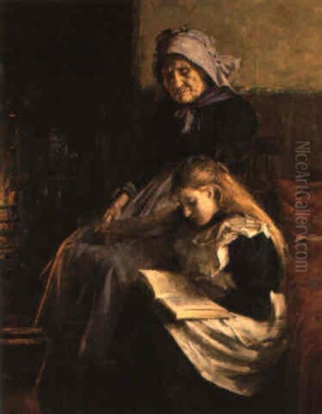 Reading To Granny - view 1