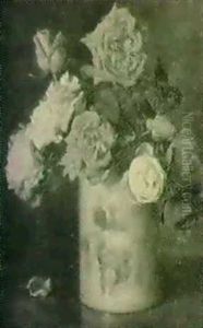 Still Life Of Flowers In A Chinese Vase Still Life Of Flowers In A Chinese Vase