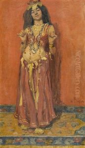 Orientalische Bauchtanzerin