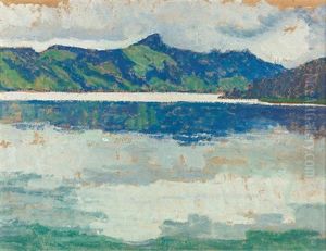 Aegerisee Bei Unter-aegeri by Sigismund Righini
