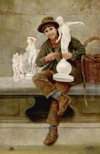 Der Porzellanfigurenverkaufer by Vittorio Rignano