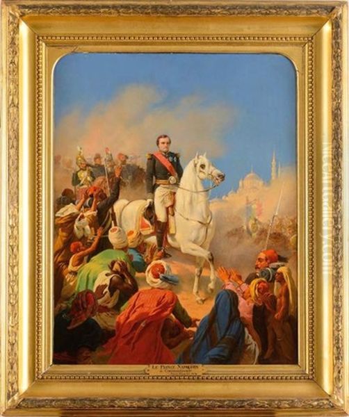 S.a.i. Le Prince Napoleon Se Rendant A La Revue, A Constantinople, Le 17 Juin 1854 - view 1