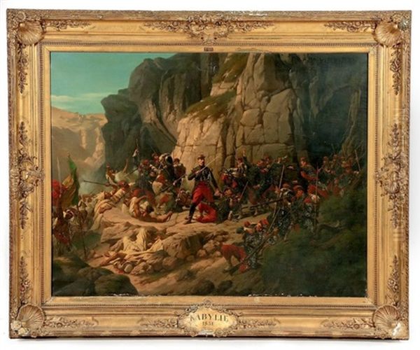 Le Lieutenant-colonel Espinasse Soutenant Un Combat D'arriere Garde - view 1