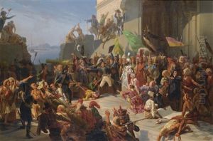 The Visit Of The Sultan Selim Iii To General Sebastiani During The Defence Of Constantinople Against The British Fleet, February 1807 The Visit Of The Sultan Selim Iii To General Sebastiani During The Defence Of Constantinople Against The British Fleet, February 1807