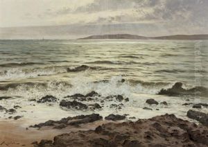 Bord De Mer, La Regate Au Loin