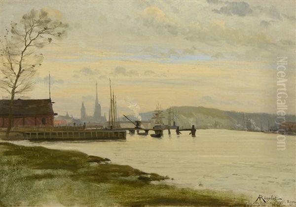 La Seine A Rouen - view 1