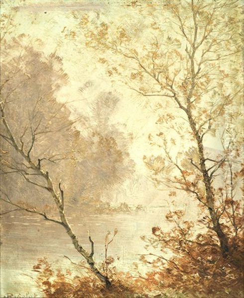 Paysage En Automne, A Pair Each 27 X 21.5cm (10 5/8 X 8 7/16in).(2) - view 1