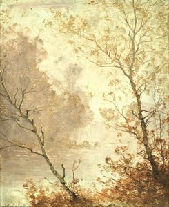 Paysage En Automne, A Pair Each 27 X 21.5cm (10 5/8 X 8 7/16in).(2) by Albert Gabriel Rigolot
