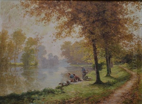 Les Lavandieres A La Riviere - view 1
