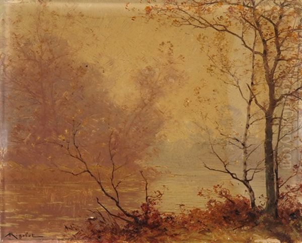 Bord De Riviere Borde D'arbres - view 1