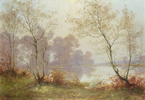 Paisaje Con Lago - view 1
