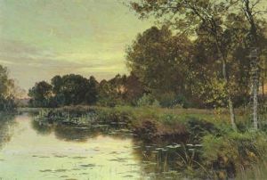 Coucher De Soleil Pres De L'etang Coucher De Soleil Pres De L'etang