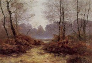 Herbstliche Flusslandschaft by Albert Gabriel Rigolot