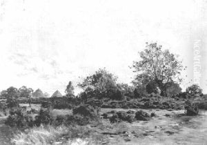 Etang Dans Un Paysage D'automne by Albert Gabriel Rigolot