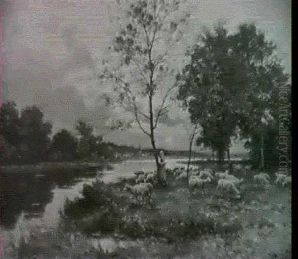 La Bergere Et Son Troupeau - view 1