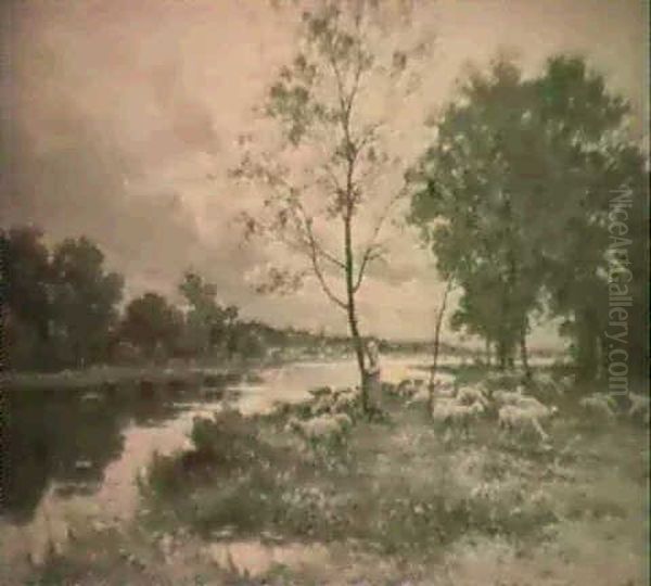 Bergere Pres De La Riviere - view 1
