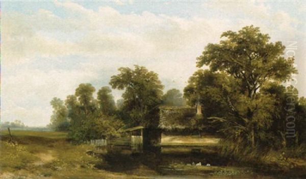 A Cottage Near The Edge Of A Forest - view 1